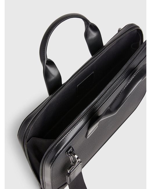 Calvin Klein Black Slim Laptop Bag for men