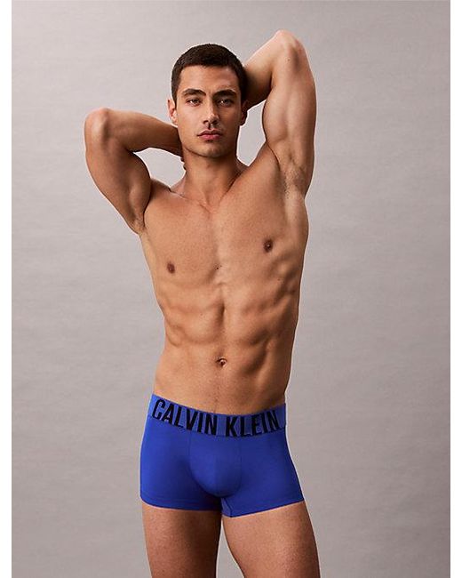 Calvin Klein Blue Sport Low Rise Trunks for men