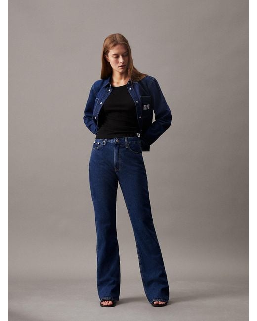 Calvin Klein Blue Authentic Bootcut Jeans