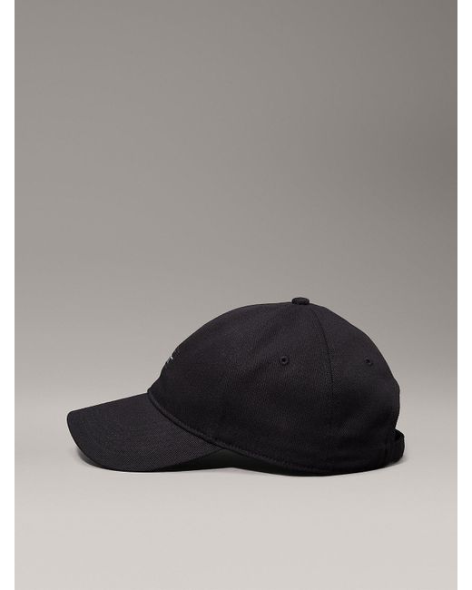 Calvin Klein Black Twill Cap for men