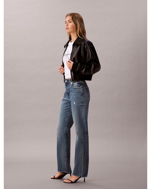 Calvin Klein Multicolor High Rise Straight Jeans