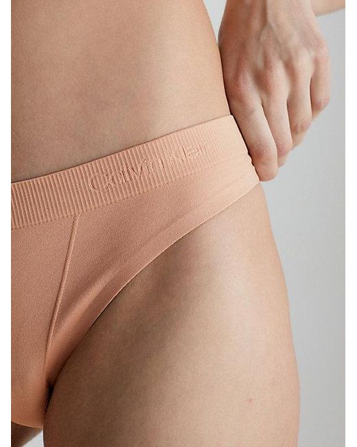 Calvin Klein Natural Thong Bonded Flex