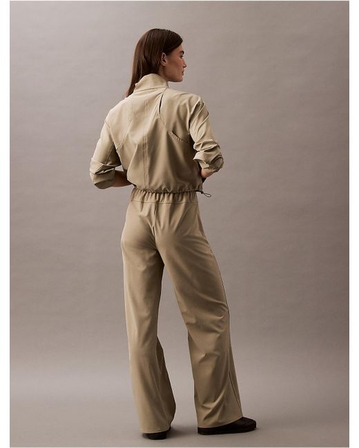 Calvin Klein Natural Calvin Klein Ck Sport Woven Mesh Pant