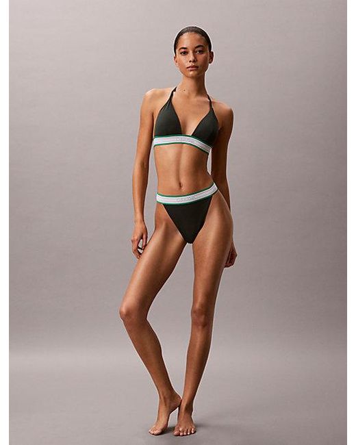 Calvin Klein Multicolor High Waisted Bikini Bottoms Ck Icon