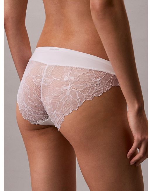 Calvin Klein White Bikini Briefs