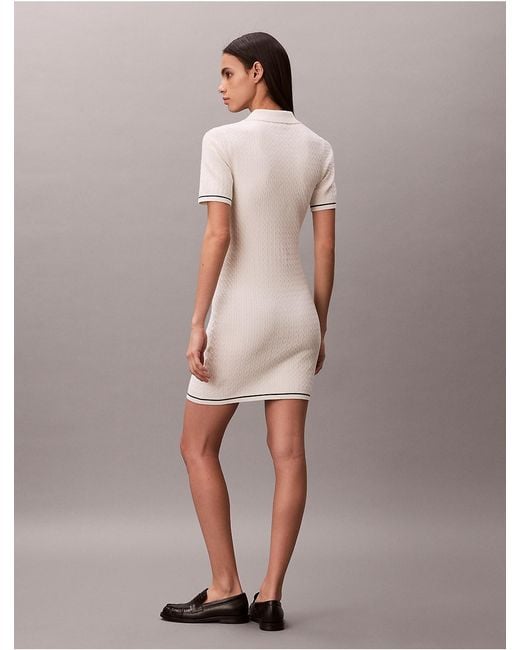 Calvin Klein Women's Calvin Klein Cable Knit Mini Dress -  www.rajagirimanappuram.com