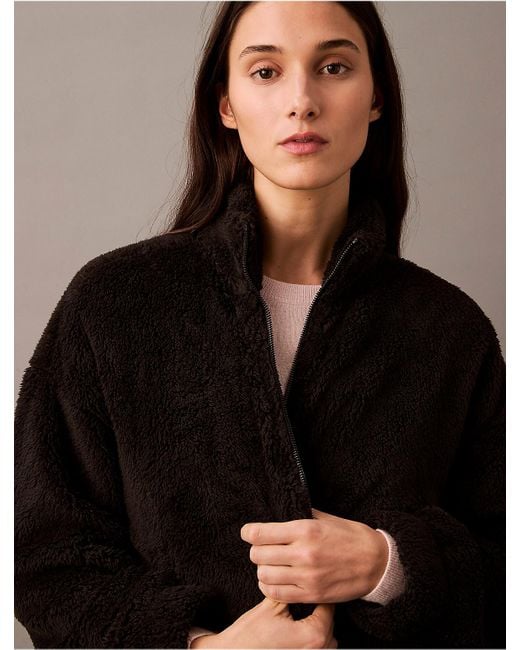 Calvin Klein Black Calvin Klein Sherpa Jacket