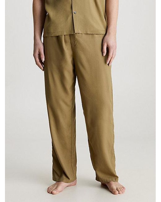Pantalón de pijama - Pure Calvin Klein de hombre de color Natural