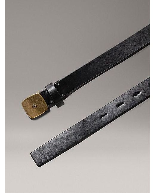 Calvin Klein Black Leather Belt