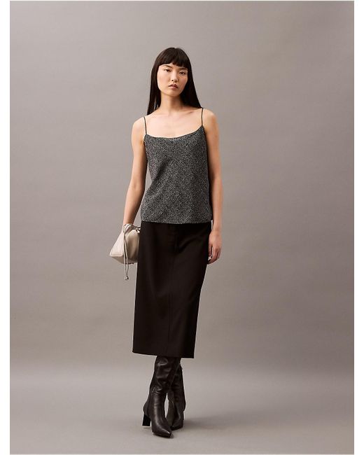 Calvin Klein Multicolor Chiffon Printed Relaxed Camisole