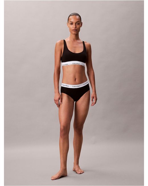 Calvin Klein Black Lightly Lined Bralette