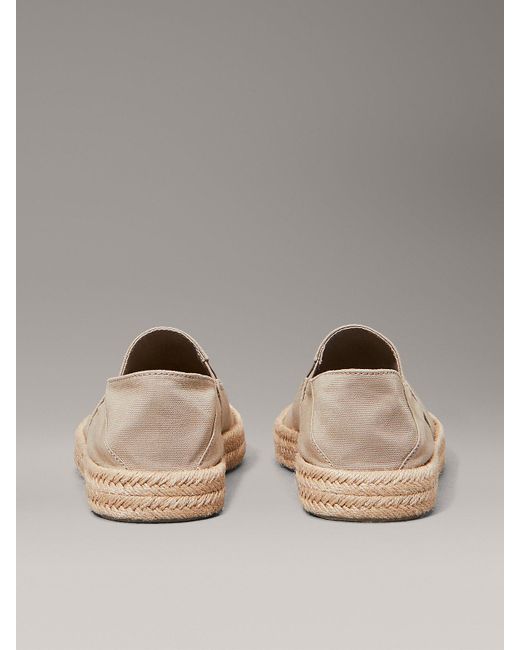 Espadrillas di Calvin Klein in Gray da Uomo