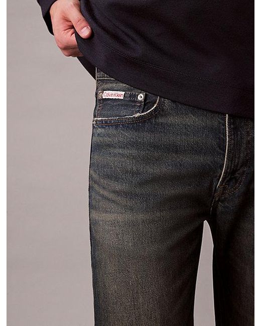 Calvin Klein Bootcut Jeans in het Blue voor heren
