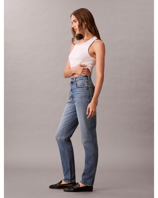 Calvin Klein Blue Mom Jeans