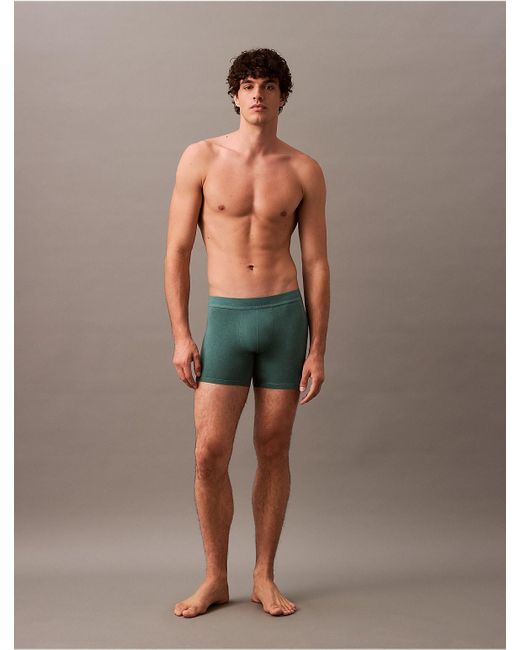 Calvin Klein Icon Cotton Stretch Marble Boxer Brief for Men | Lyst