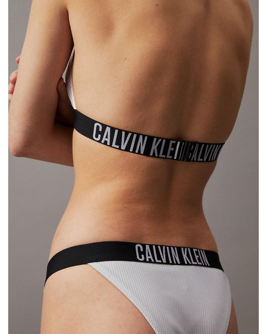 Calvin Klein White Bikini Bottoms - Intense Power
