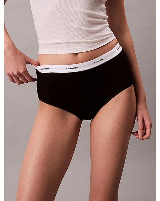 Calvin Klein White Briefs Cotton Stretch Rib