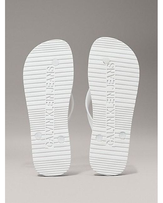 Calvin Klein Flip-Flops in Gray für Herren
