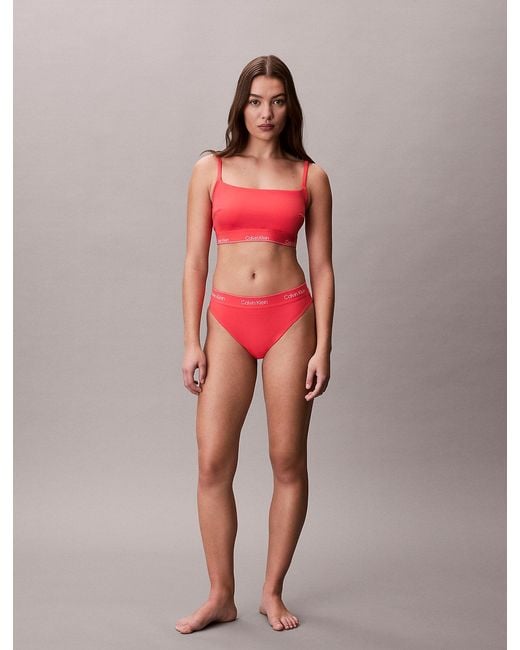 Calvin Klein Red Bikini Bottoms