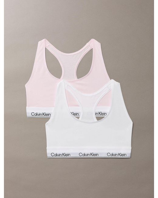 Calvin Klein Purple 2 Pack Bralettes