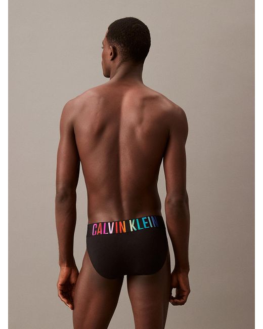 Calvin Klein Brown Low Rise Briefs - Intense Power Pride for men