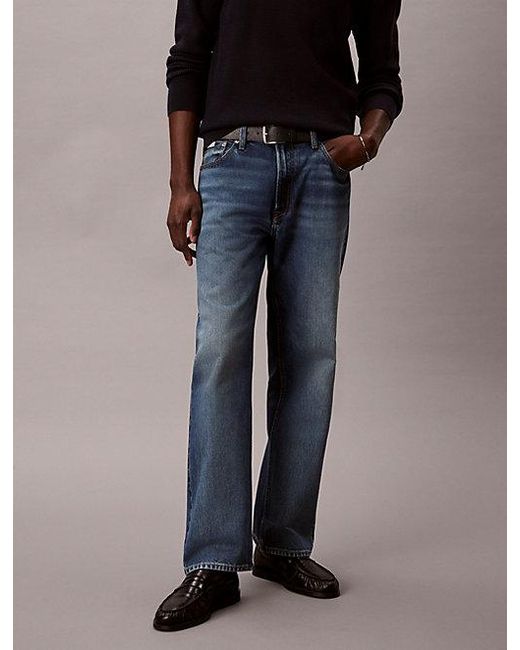 Calvin Klein Blue Jeans 90S Straight Jeans for men