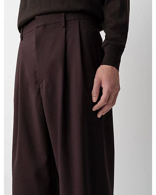 Calvin Klein Brown Collins Pants for men