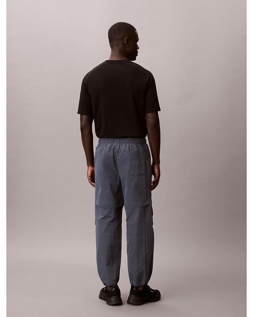 Calvin Klein Multicolor Performance Ripstop Zip-Off Trousers for men