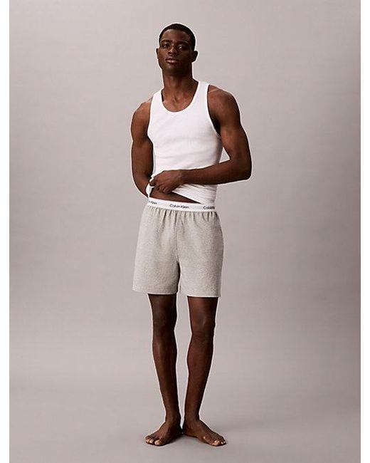 Calvin Klein Multicolor Pyjama Shorts Icon Cotton for men