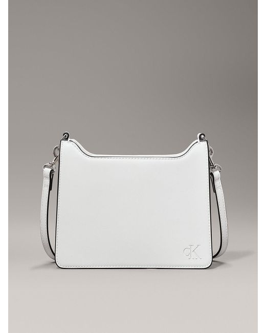 Calvin Klein White Square Shoulder Bag