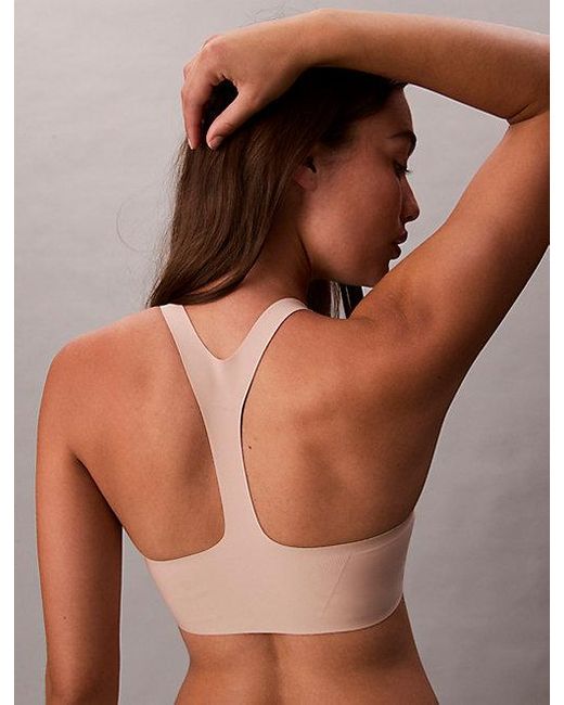 Calvin Klein Brown Leicht Gepolsterter Racerback-Bralette