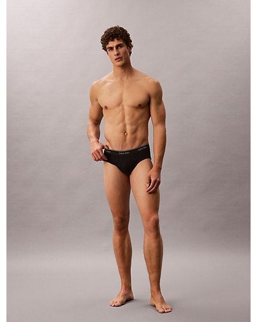 Calvin Klein 5-Pack Slips in het Black voor heren