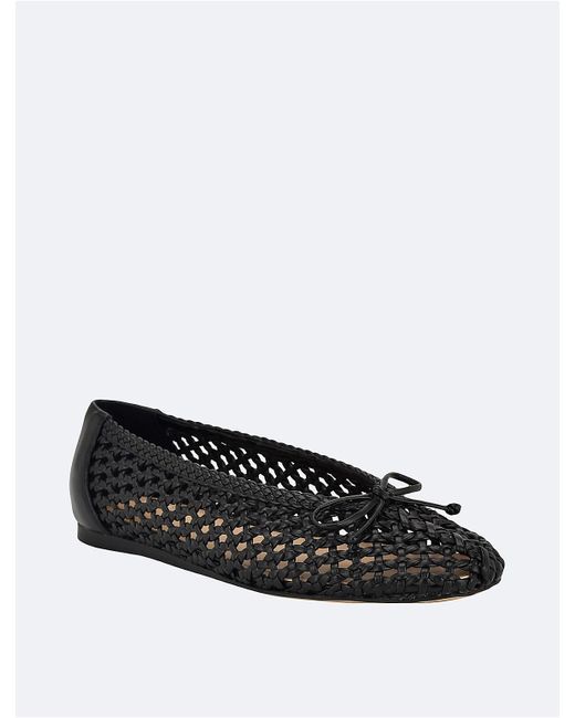 Calvin Klein Black Zatoria Flat