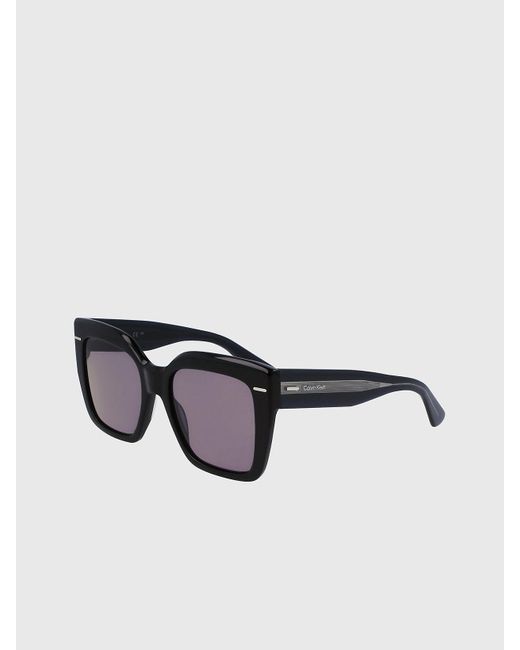 Calvin Klein Black Rectangle Sunglasses Ck23508S