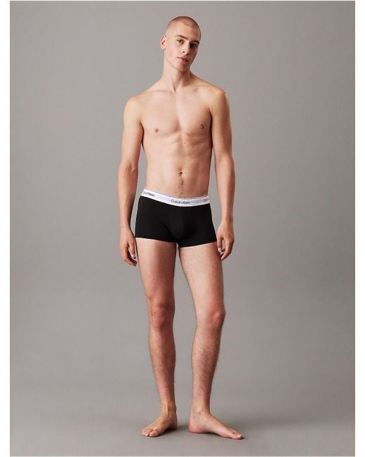 Calvin Klein Metallic 5 Pack Low Rise Trunks for men