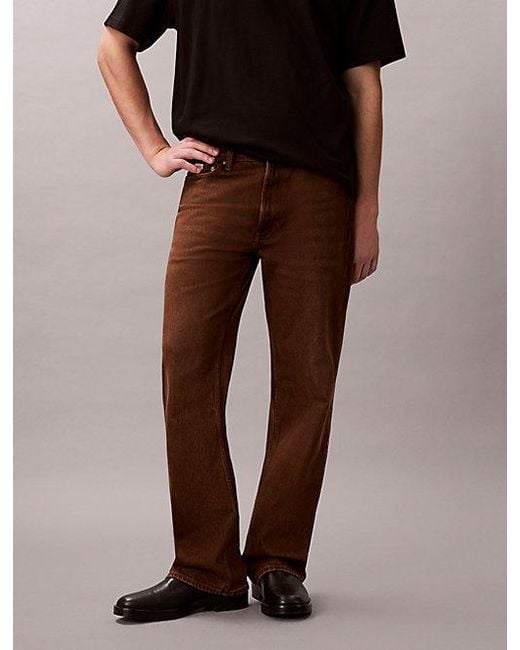 Calvin Klein Brown Jeans Bootcut Jeans for men