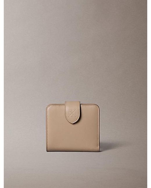 Calvin Klein Multicolor Square Nappa Leather Rfid Wallet
