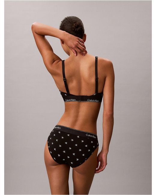 Calvin Klein Multicolor Icon Cotton Modal Lightly Lined Bralette