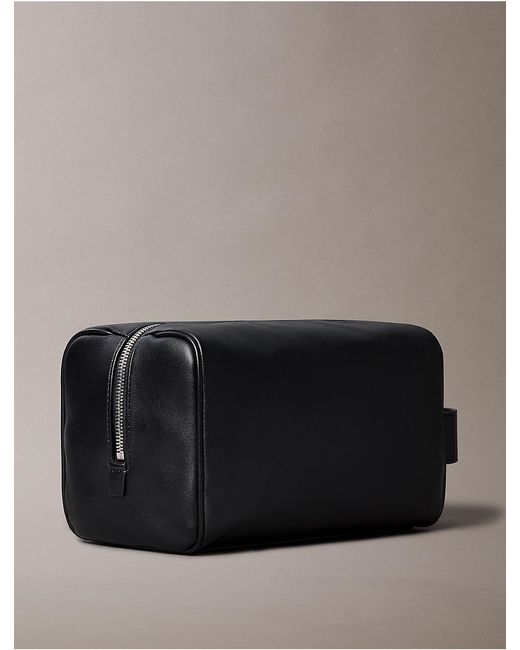Calvin Klein Gray Monologo Dopp Kit for men