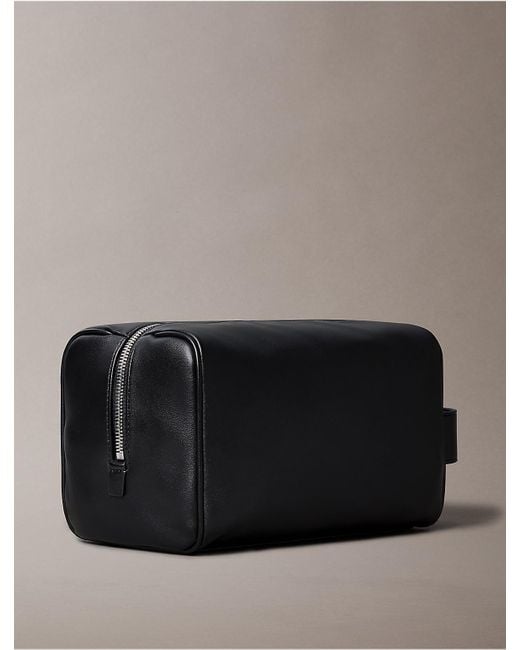 Calvin Klein Gray Monologo Dopp Kit for men