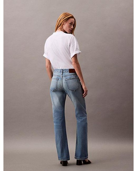 Calvin Klein Blue Jeans Relaxed Bootcut Jeans