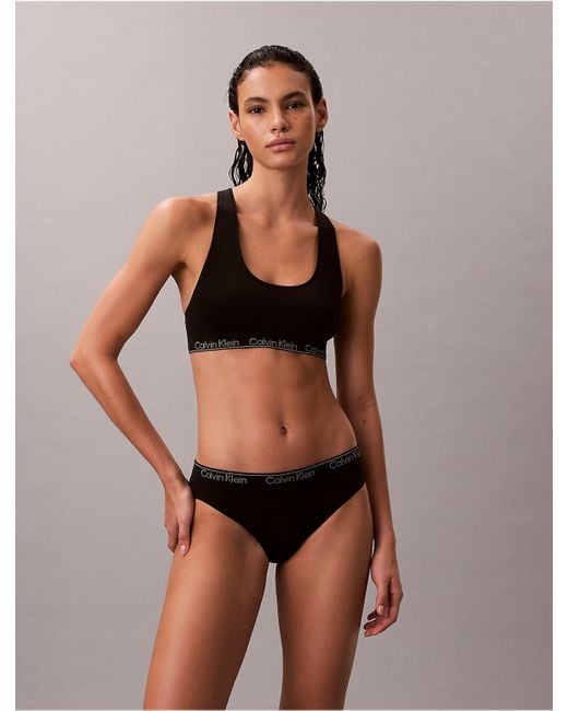 Calvin Klein Black Icon Seamless Unlined Bralette