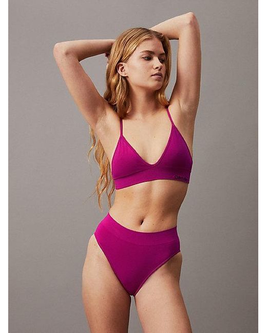Calvin Klein Bikinibroekje - Ck Meta Essentials in het Pink