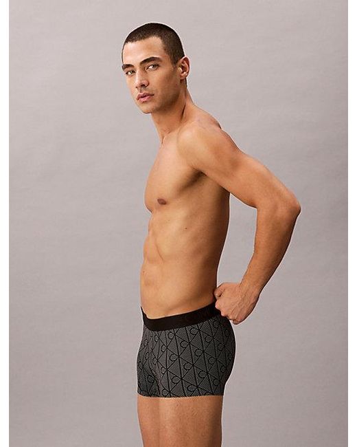 Calvin Klein Black Low Rise Trunks Ck for men