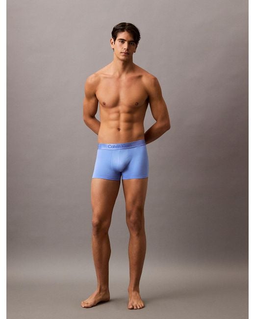 Calvin Klein Gray Low Rise Trunks for men