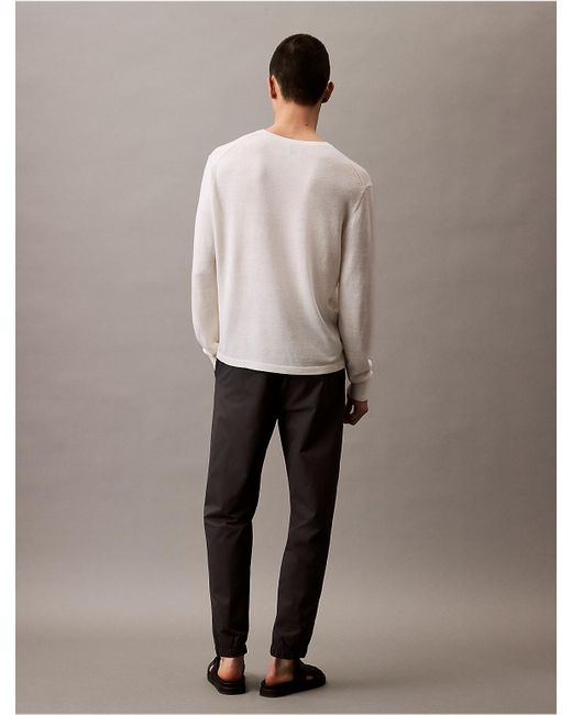 Calvin Klein Gray Tech Classic Pull-On Pants for men