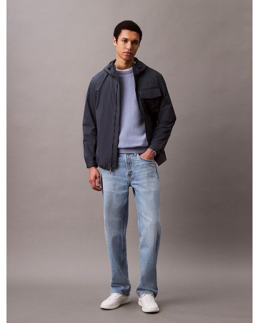 Veste En Nylon Ultra-Léger Calvin Klein pour homme en coloris Gray