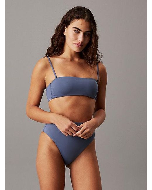 Calvin Klein Multicolor High Waisted Bikini Bottoms Ck Essentials
