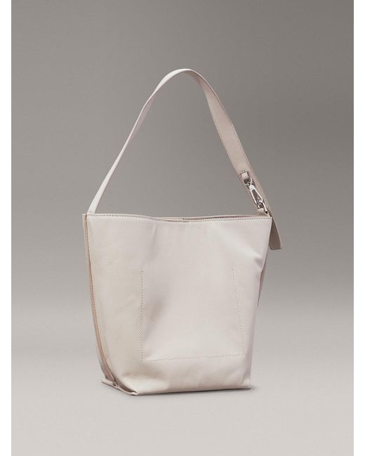 Calvin Klein Gray Bucket Bag