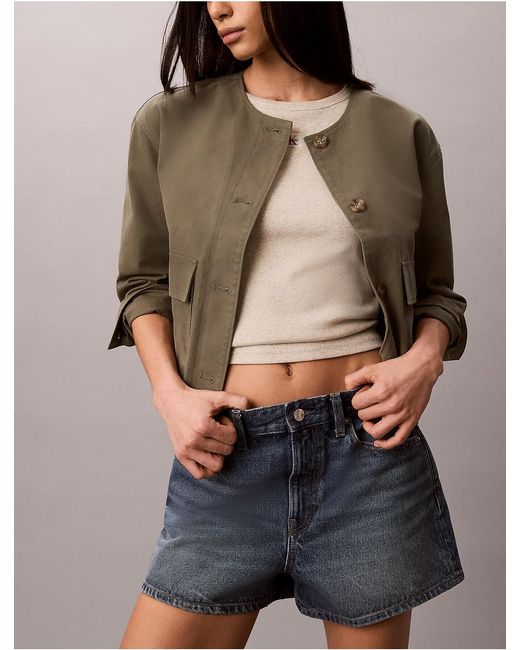 Calvin Klein Brown Jeans Canvas Jacket